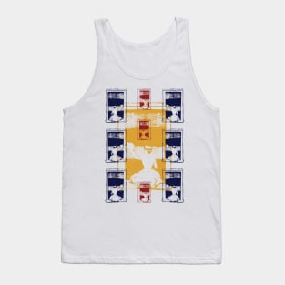 "The Window Cleaner" Patternized Tank Top